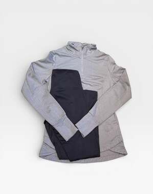 BUNDLE/Mondetta Outdoor Project Women's Quarter-Zip & Leggings /SIZE : S/P(X2)